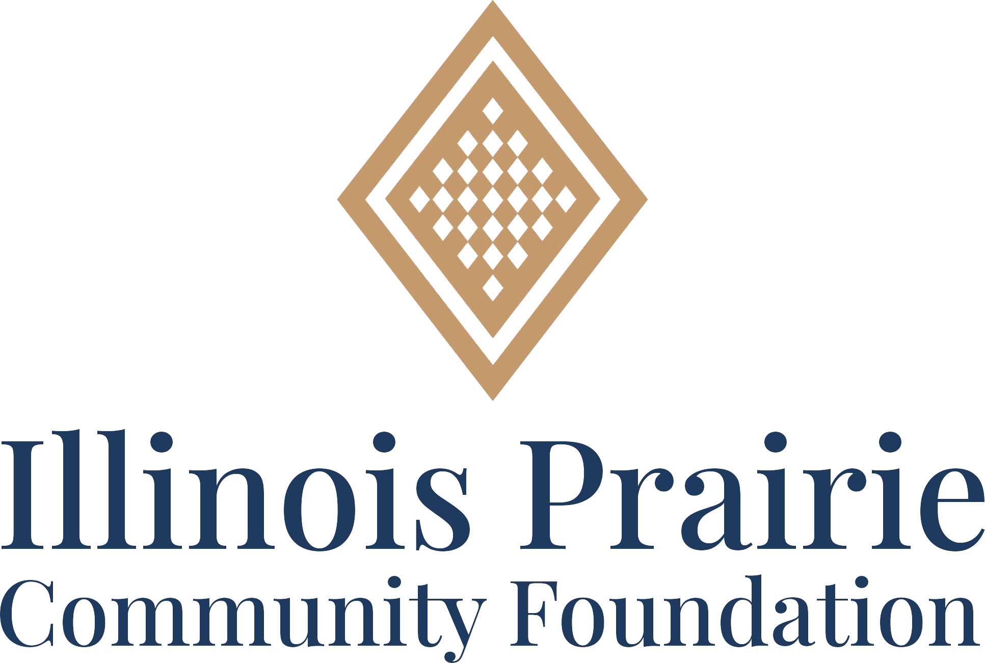 Illinois Prairie Community Foundation vertical full color logo